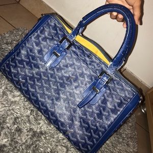 Goyard Blue Handbag Purse